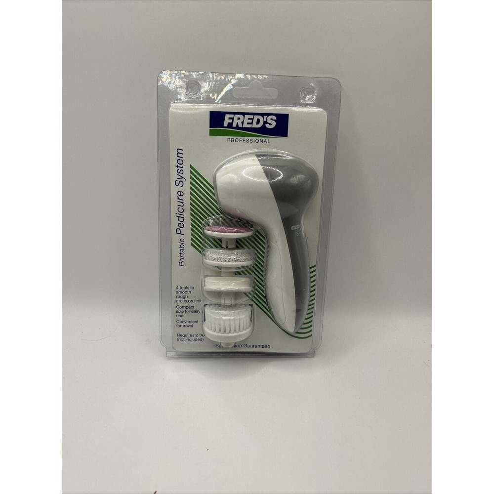 Fred’s Professional Portable Pedicure System New In The Package, 4 Tools Compact